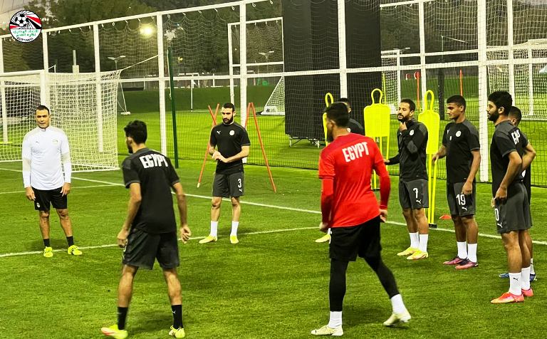 جانب من تدريبات منتخب مصر