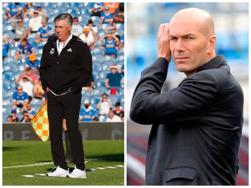 زيدان وأنشيلوتي