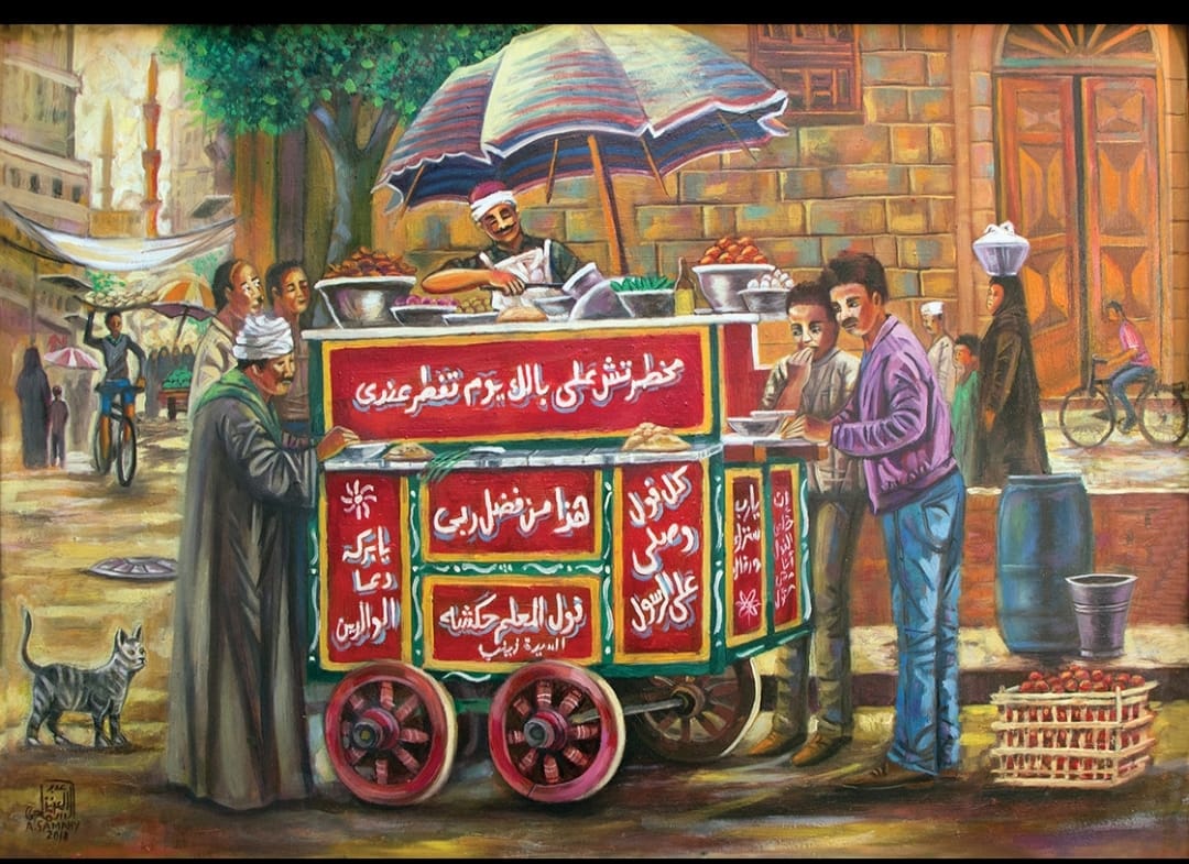 سحر البشر والأمكنة في معرض الفنان عبد العزيز السماحي بالأوبرا
