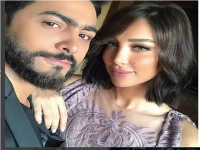 تامر حسني وبسمة بوسيل