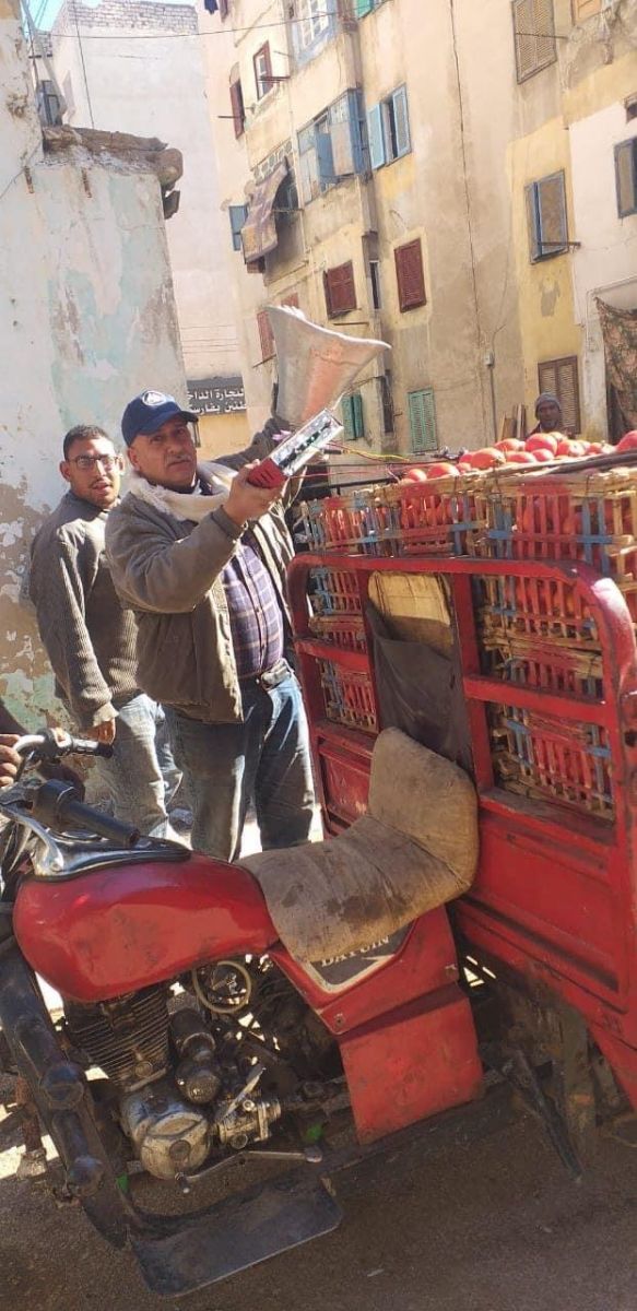 رئيس محلية فارسكور اثناء الحملة 