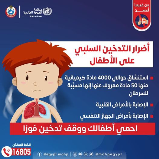 أضرار التدخين السلبي على الأطفال