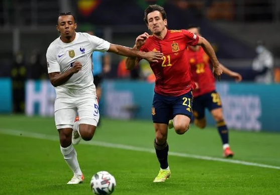 مباراة منتخب فرنسا واسبانيا