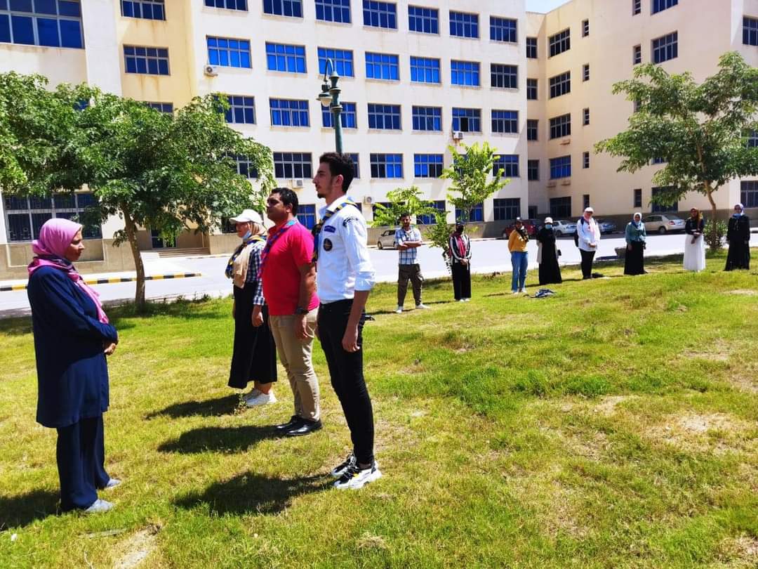 جوالةجامعة كفرالشيخ تنفذ خطة النشاط الصيفي وتنظم معسكر للخدمة العامة