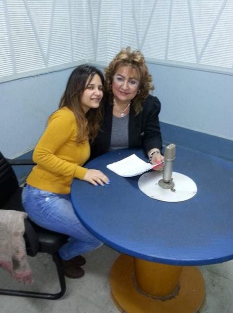  الإذاعية منيرة يوسف وابنتها مريم سميح