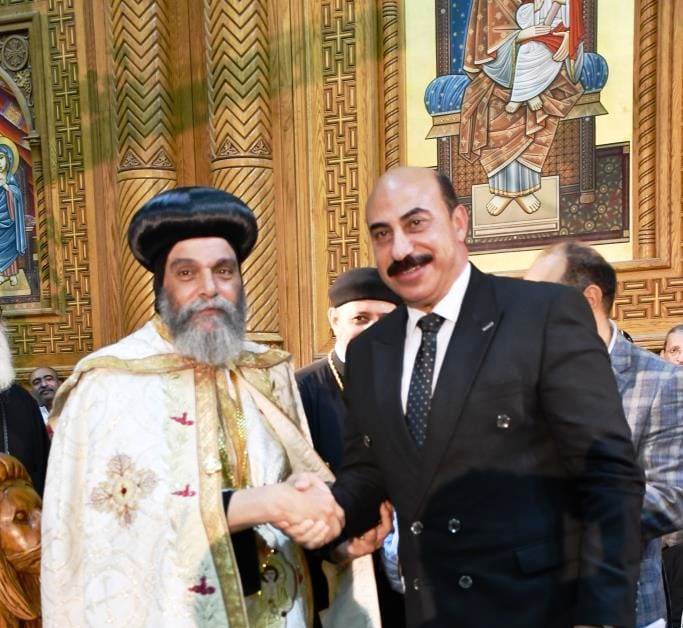 مراسم حفل تنصيب وتجليس الأنبا بيشوى أسقفاً لكاتدرائية أسوان للأقباط الأرثوذكس