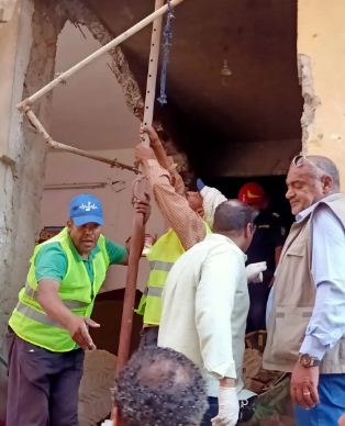 عقار طنطا المنهار 