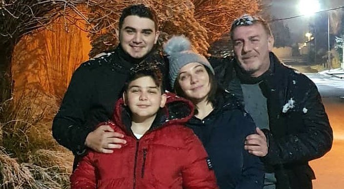 سلاف فواخرجي وزوجها وائل رمضان