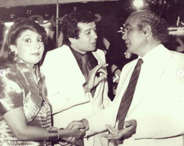 نادية الجندي ومحمد مختار