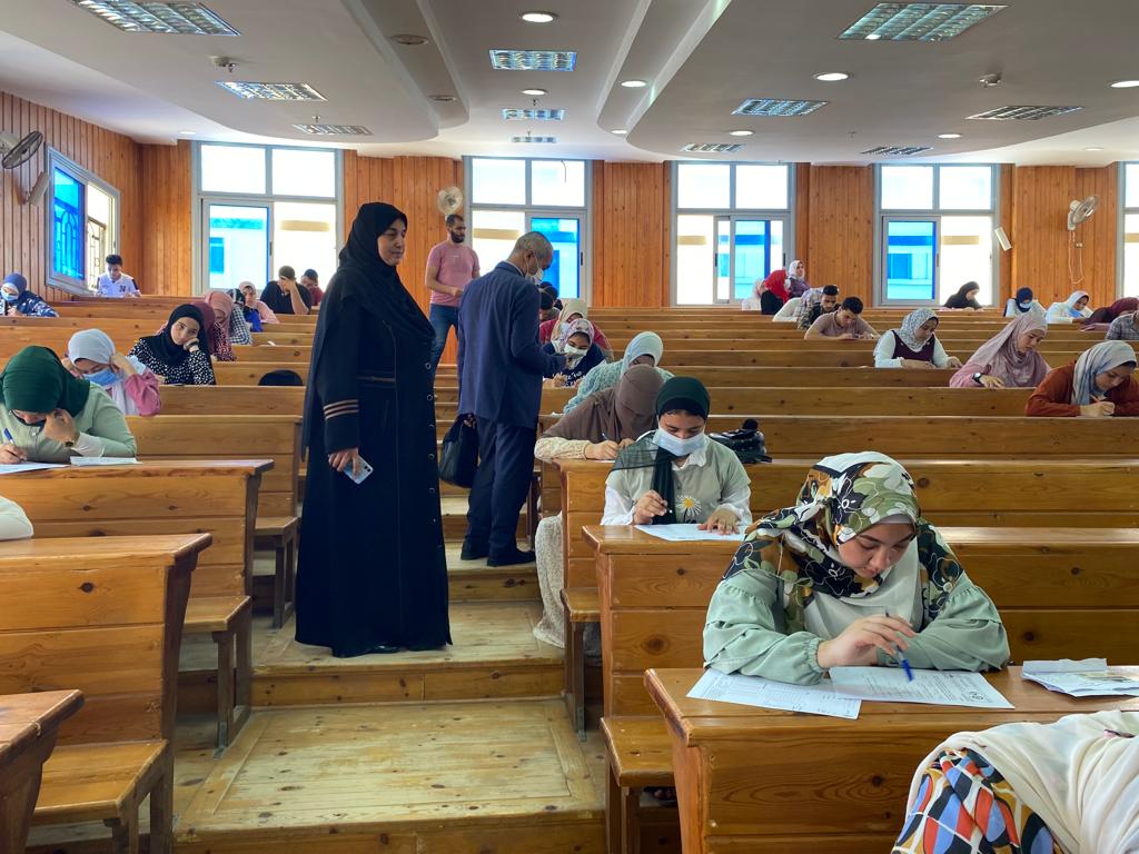 جامعة كفرالشيخ تستقبل لجنة من المجلس الأعلى  للجامعات لتفقد أعمال اختبارات القدرات