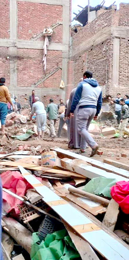 المنزل المنهار في منشأة القناطر