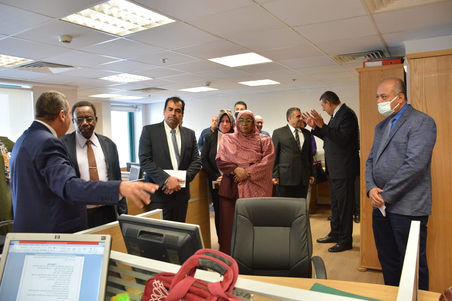 زيارة وفد سوداني لمصلحة الضرائب المصرية