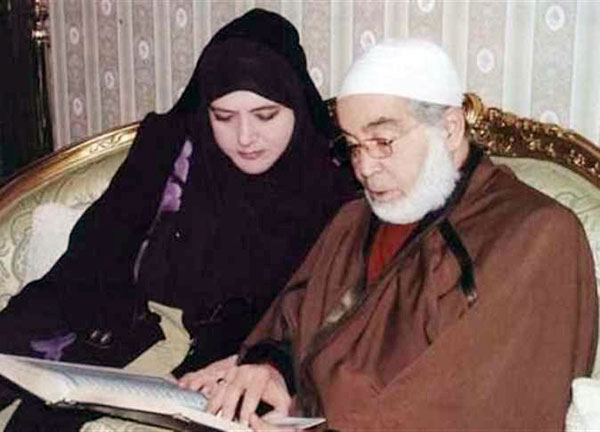 الفنان الكبير حسن يوسف  و ابنته