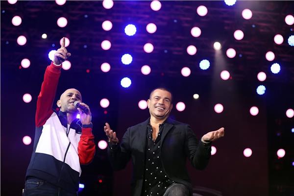 عمرو دياب وعزيز الشافعي