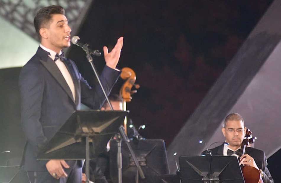 محمد عساف من مهرجان الموسيقى العربية