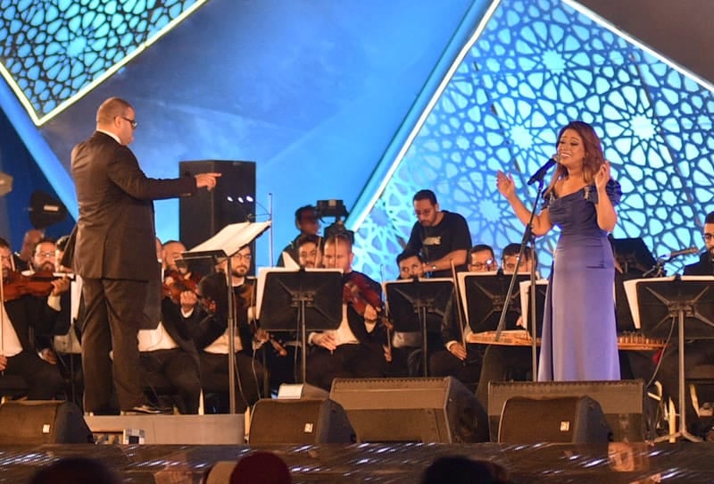 ريهام عبد الحكيم في مهرجان الموسيقى العربية