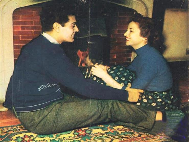 فاتن حمامة وعمر الشريف