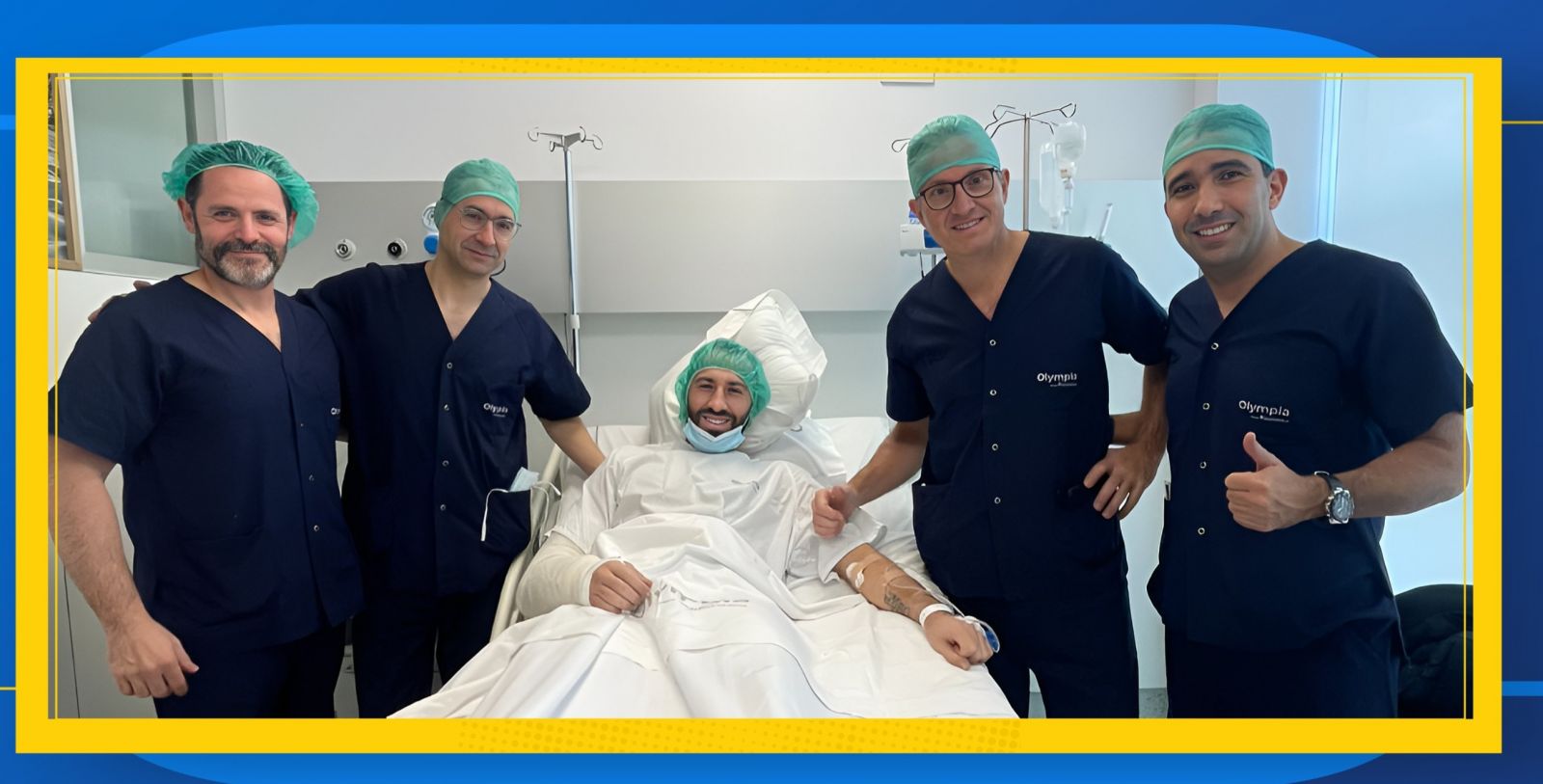 دافيد أوسبينا يخضع لعملية جراحية ناجحة فى إسبانيا 