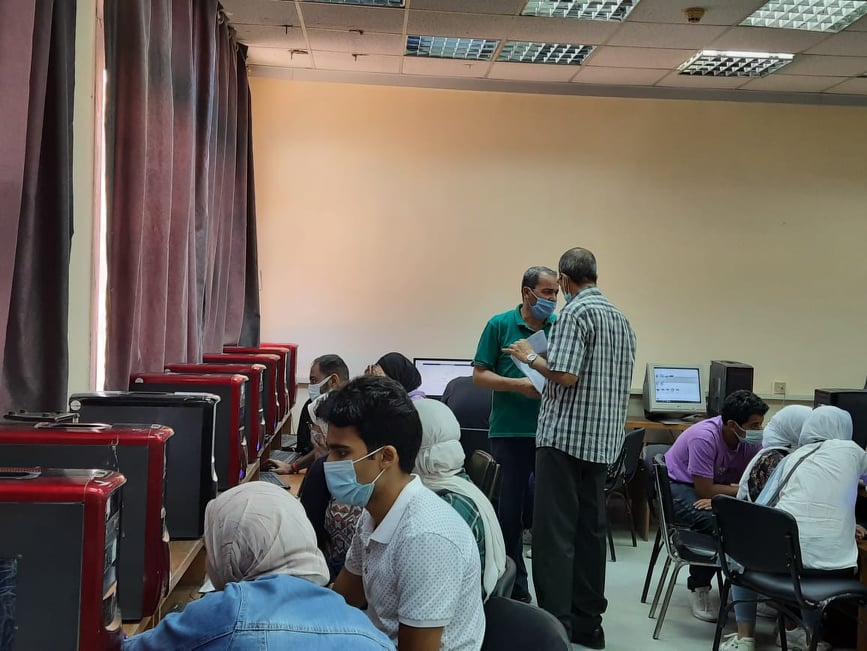 إجراءات احترازية بمكاتب تنسيق عين شمس