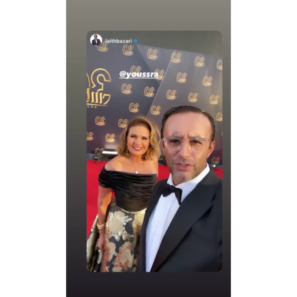 يسرا من حفل عيد ميلاد MBC