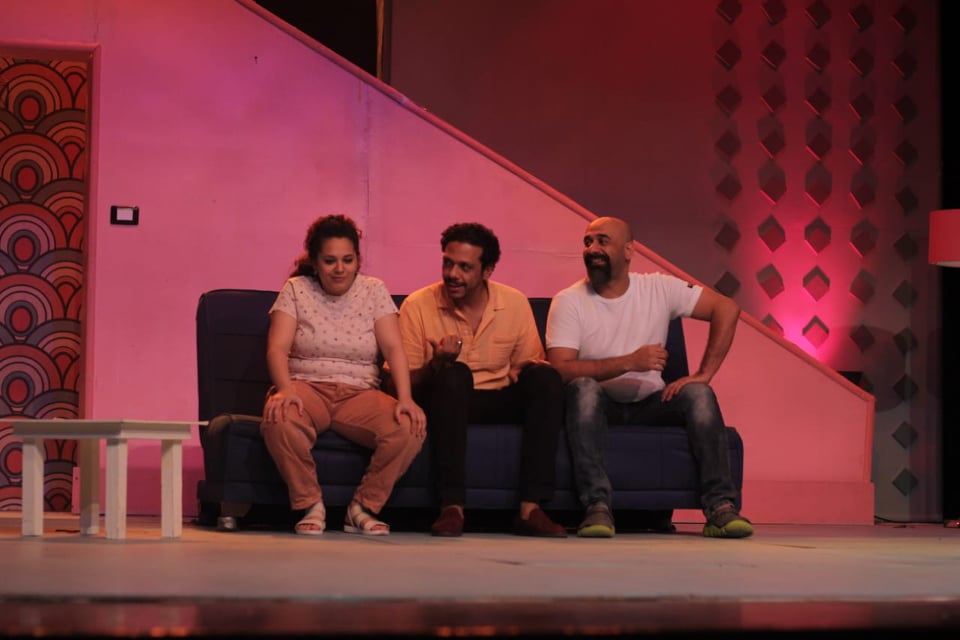 مشهد من المسرحية