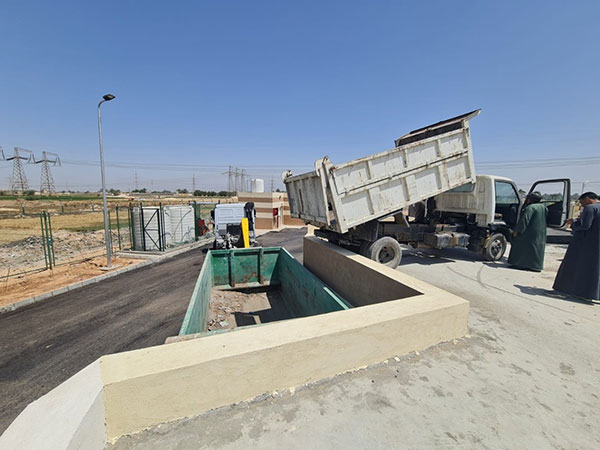 الإنتهاء من الإعمال الإنشائية للمحطة الإنتقالية الوسيطة بمركز أبو تشت 