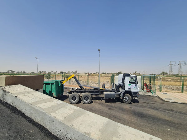 الإنتهاء من الإعمال الإنشائية للمحطة الإنتقالية الوسيطة بمركز أبو تشت 
