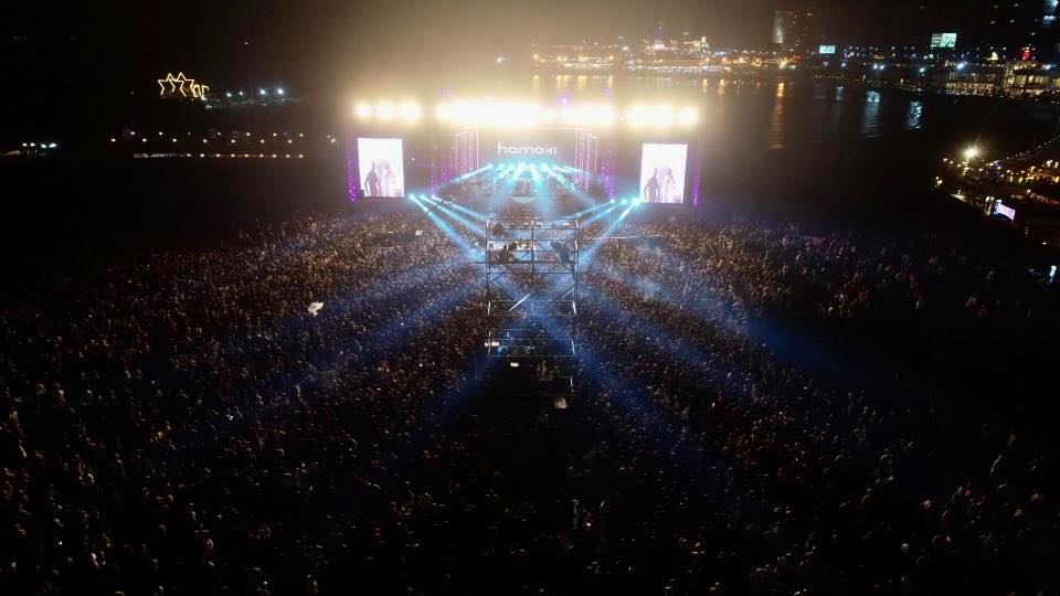 محمد حماقي من حفل الإسكندرية