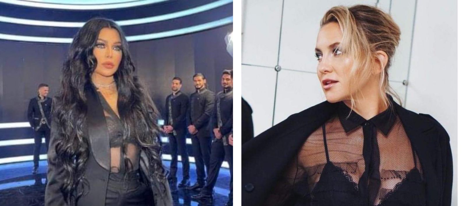 هيفاء وهبي تقلد كيت هدسون في أحدث ظهور