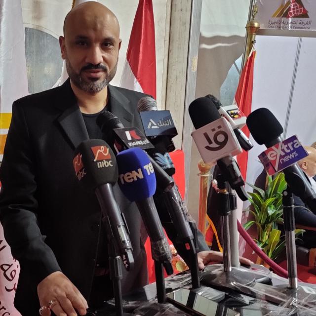 محمد الحداد عضو مجلس إدارة الغرفة التجارية بالجيزة ونائب رئيس شعبة تجار المحمول فى الغرفة