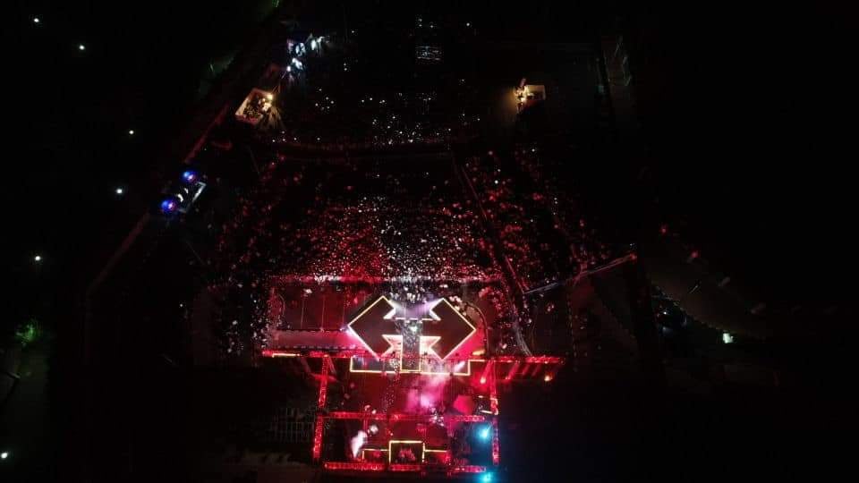 جماهير حفل حماقي بالإسماعيلية