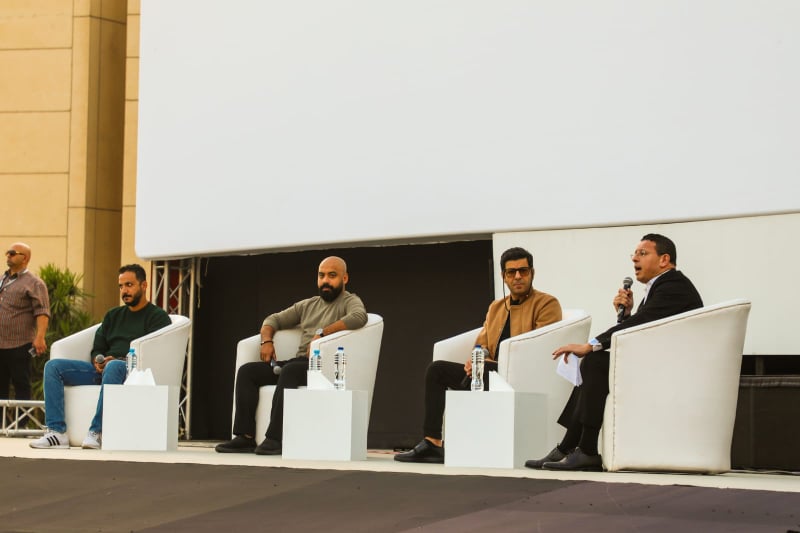 ندوة إياد نصار وبيتر ميمي و هاني سرحان