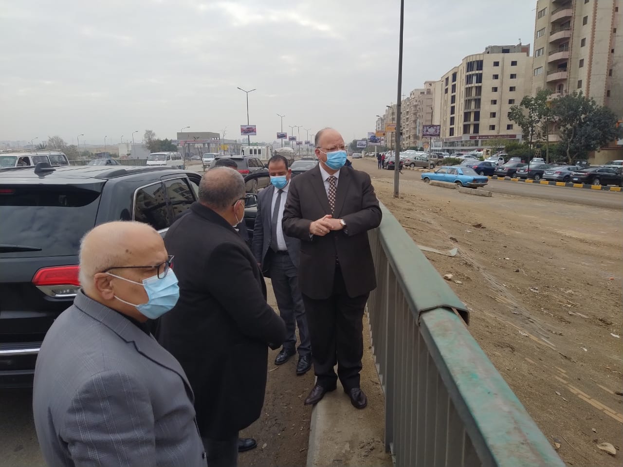 محافظ القاهرة يتفقد توسعات نفق زهراء المعادي