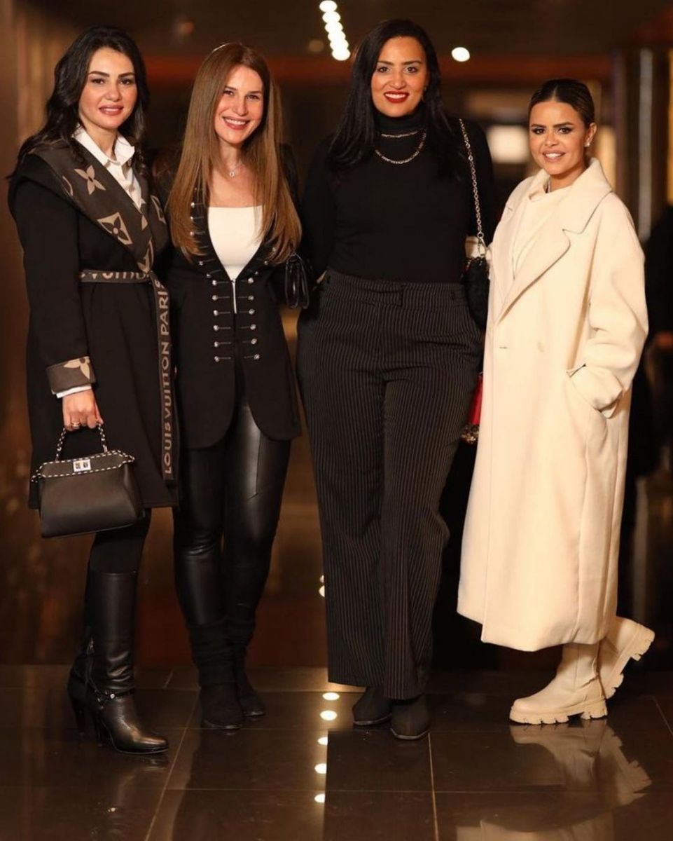 دينا فؤاد من العرض الخاص لفيلم