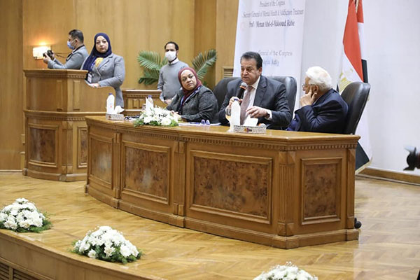 عبد الغفار يفتتح «المؤتمر السابع للأمانة العامة للصحة النفسية وعلاج الإدمان».. صور