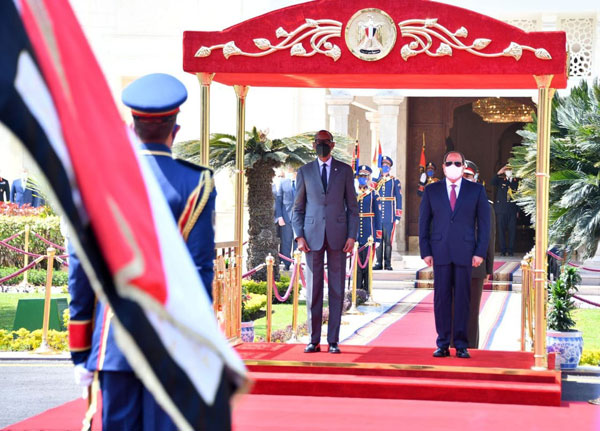السيسي يبحث مع رئيس رواندا سبل تحقيق التكامل الاقتصادي والتنموي بين دول حوض النيل