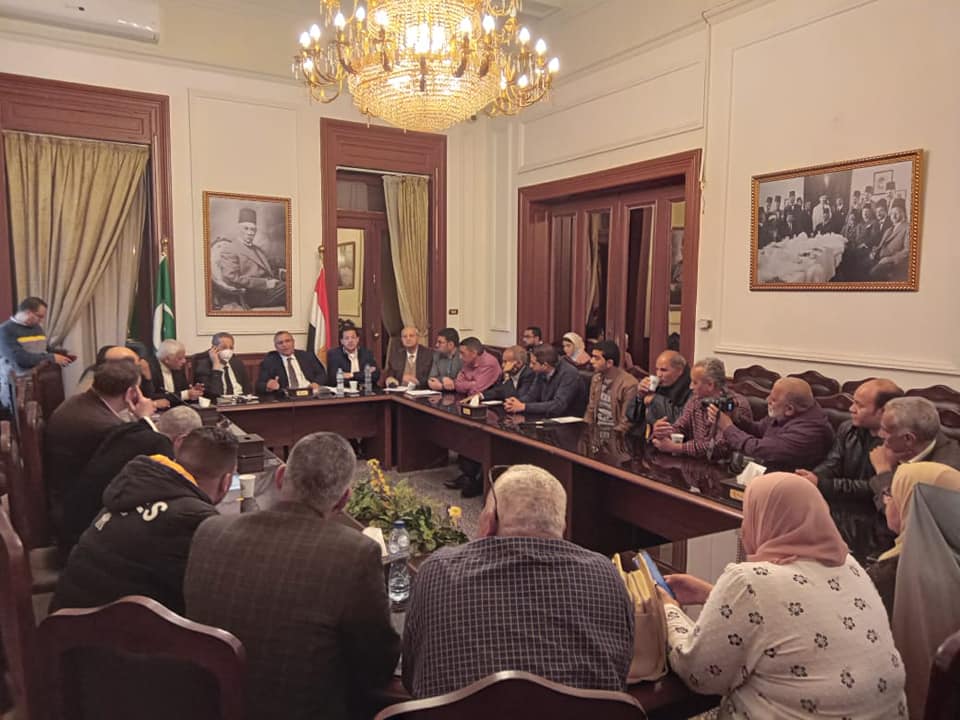 رئيس الوفد يلتقي أعضاء اللجنة العامة للحزب في محافظة القليوبية