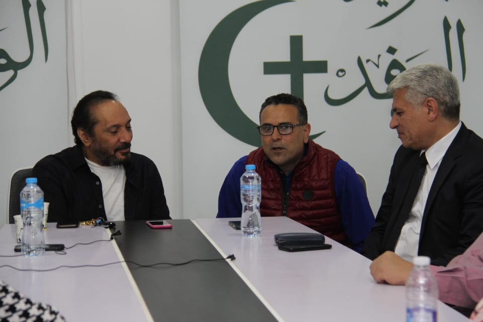 علي الحجار في صالون الوفد الثقافي