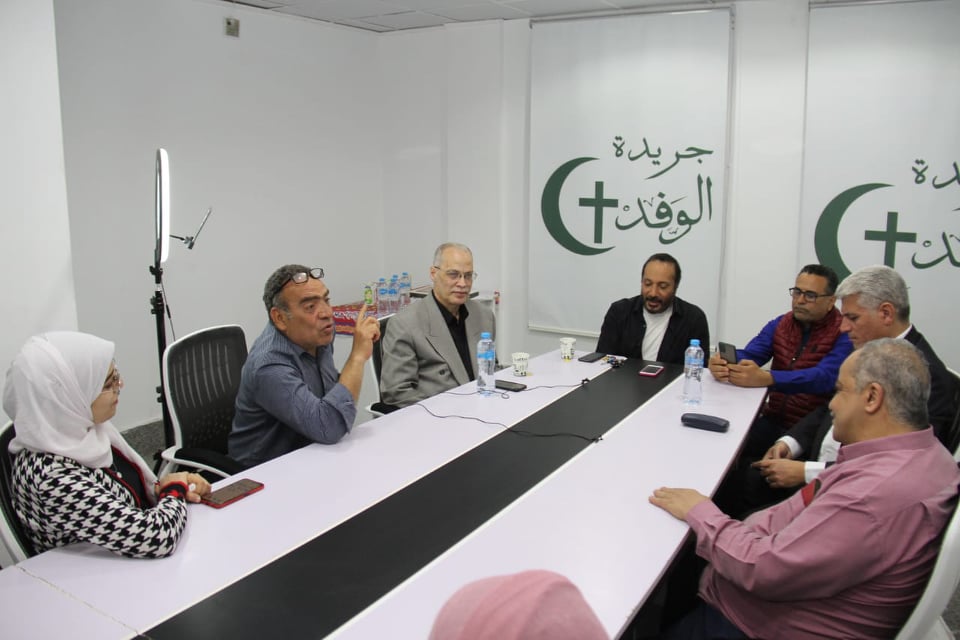 علي الحجار في صالون الوفد الثقافي