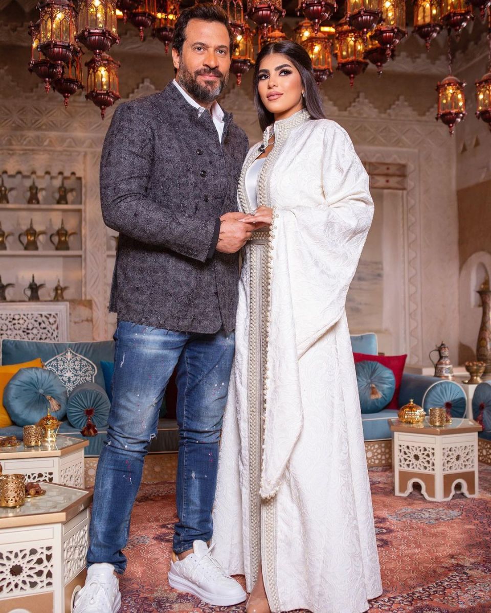 ماجد المصري وزوجته