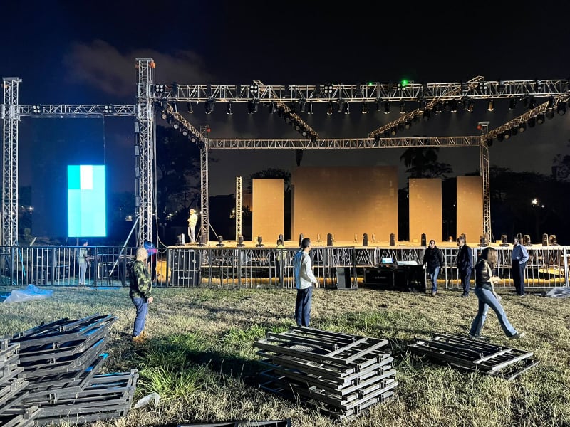 حفل بهاء سلطان وأحمد سعد في العيد