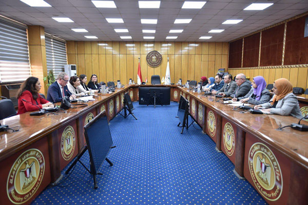 وفد الاتحاد الأوربي يشيد بدور وزارة القوى العاملة في تدريب وتأهيل الشباب