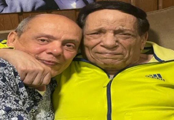 عادل امام وشقيقه المنتج عصام امام