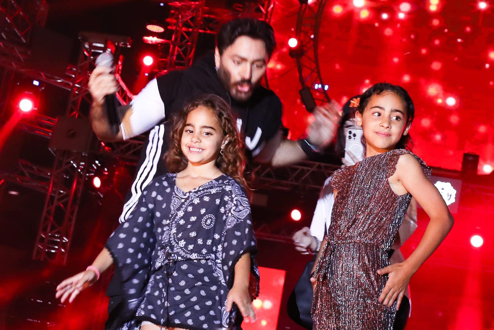 تامر حسني وبناته