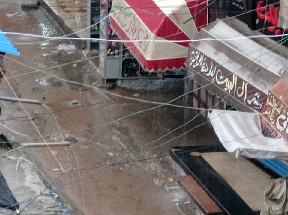 أمطار غزيرة على البحيرة منذ الصباح الباكر