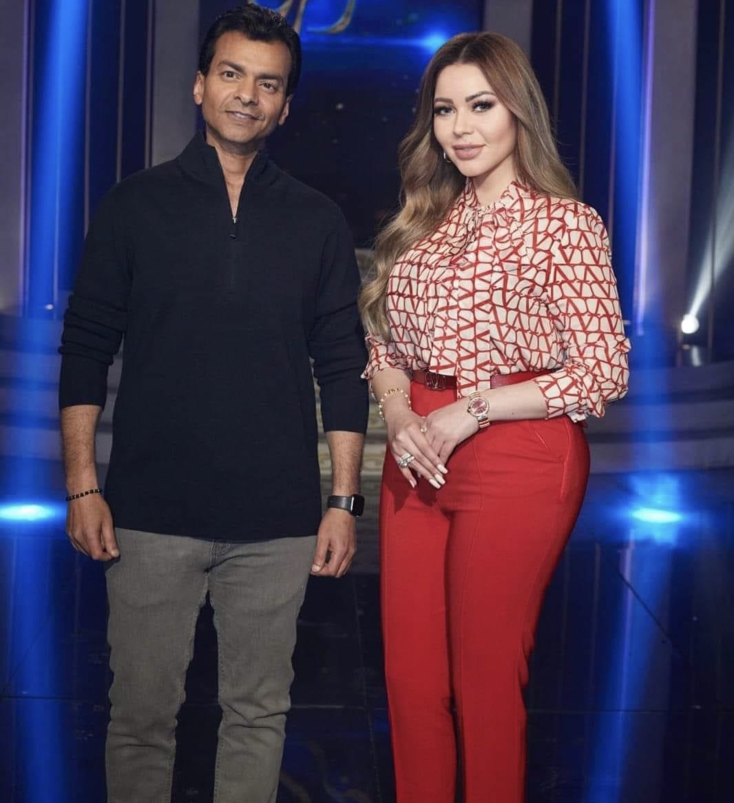 محمد محيي وأسما إبراهيم