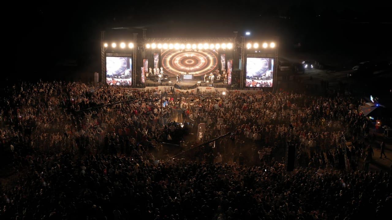 تامر حسني في الحفله