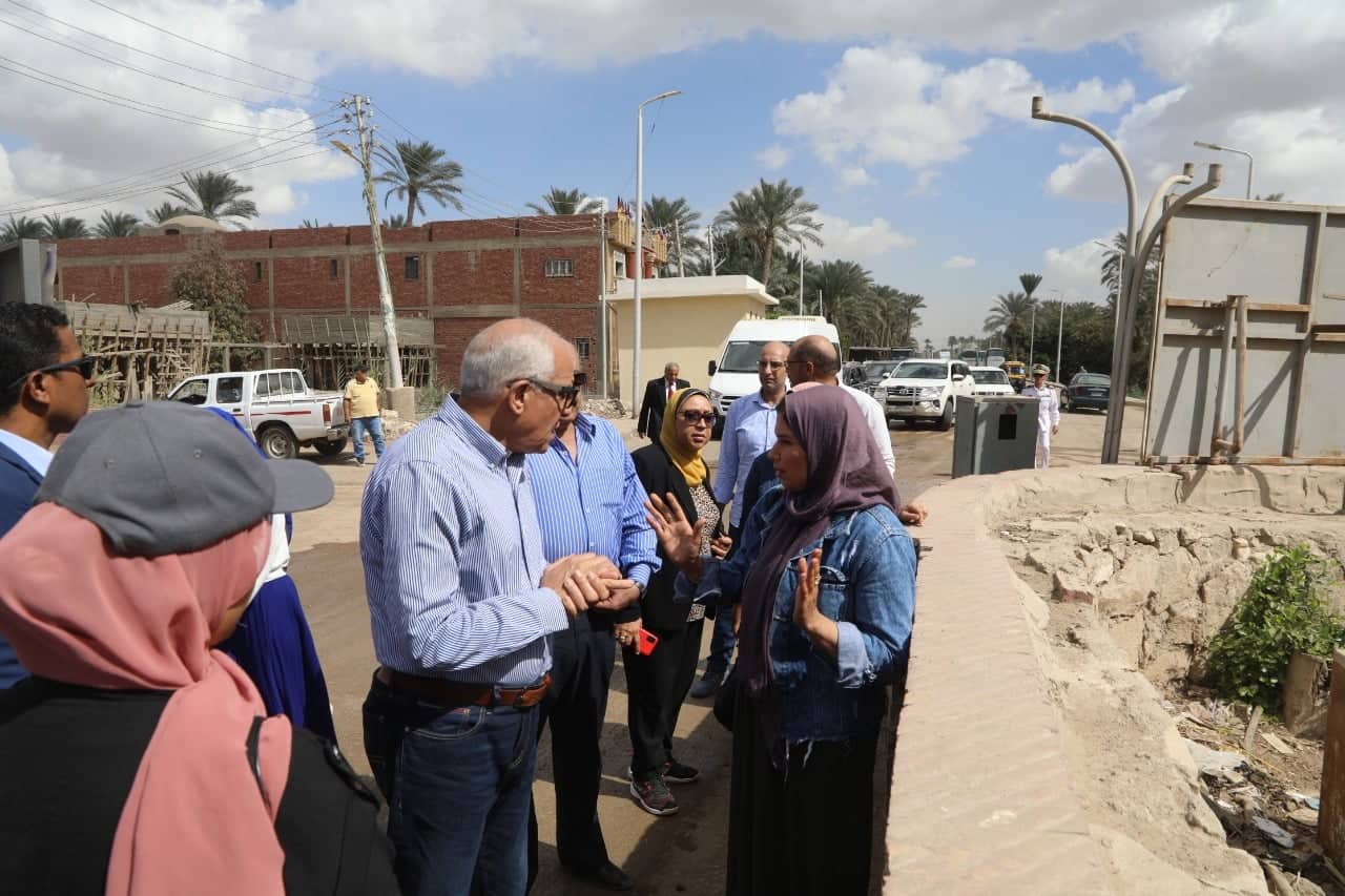 خطه تطوير الطرق المؤدية للمناطق الاثرية بطريق سقارة