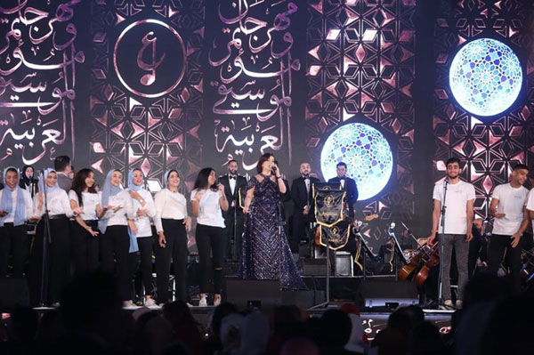 مدحت صالح وديانا حداد بمهرجان الموسيقى العربية (صور)