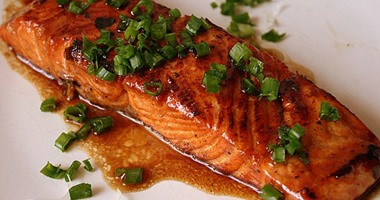 سمك فيليه بالصويا صوص والعسل